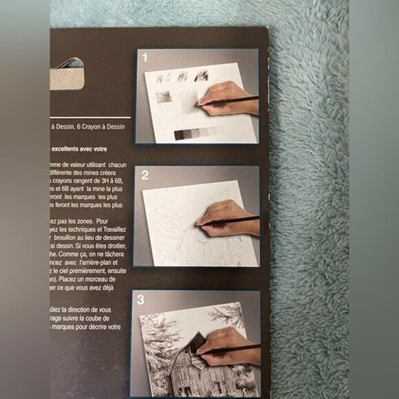 NWOT Royal & Langnickel 5"x7" Elephant & Baby Sketching Made Easy Kit - Picture 9 of 12